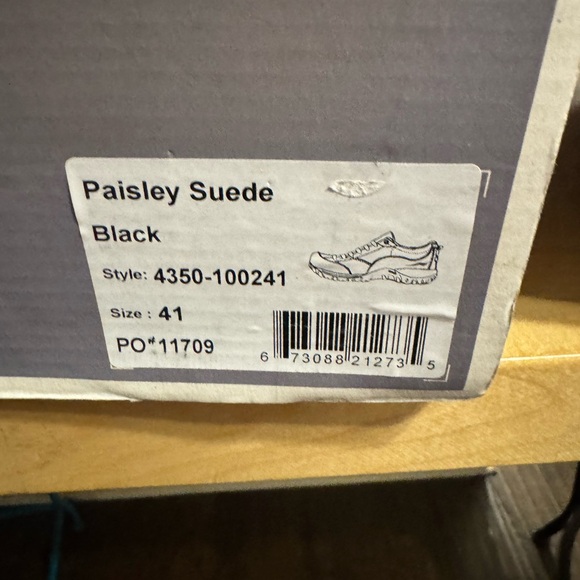 Dansko Women’s Black Waterproof Sneakers Hiking Paisley Suede 41 / 10 - Picture 10 of 12